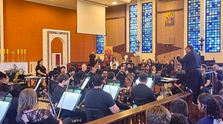 Orquestra Sinfônica do Paraná se apresentou  no Santuário do Senhor Bom Jesus